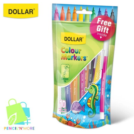 Dollar 10 Colour Marker Pack