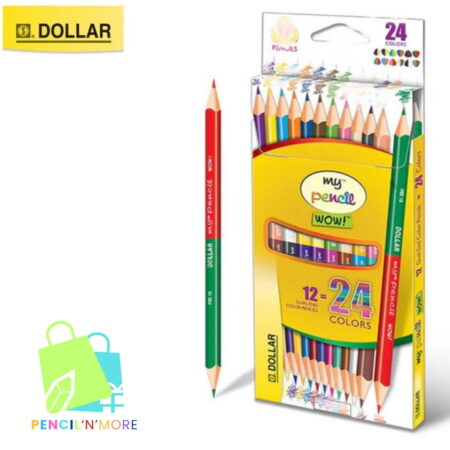Dollar 24 in 12 Colour Pencil