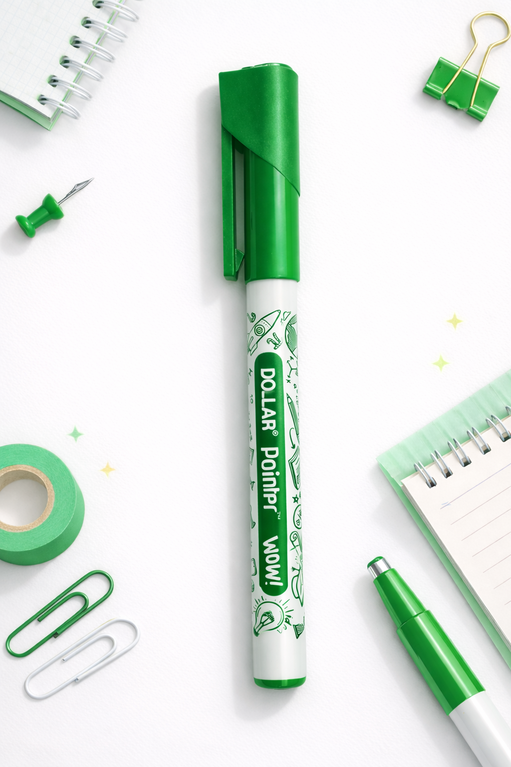 Dollar Pointer green