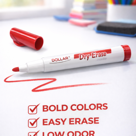 Dollar Dry Erase Marker  RED