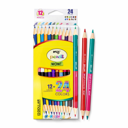 Dollar 24 in 12 Color Pencil