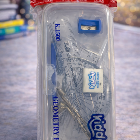 Kiddy Geometry Box K-500 β Complete Mathematical Drawing & Geometry Set for Students