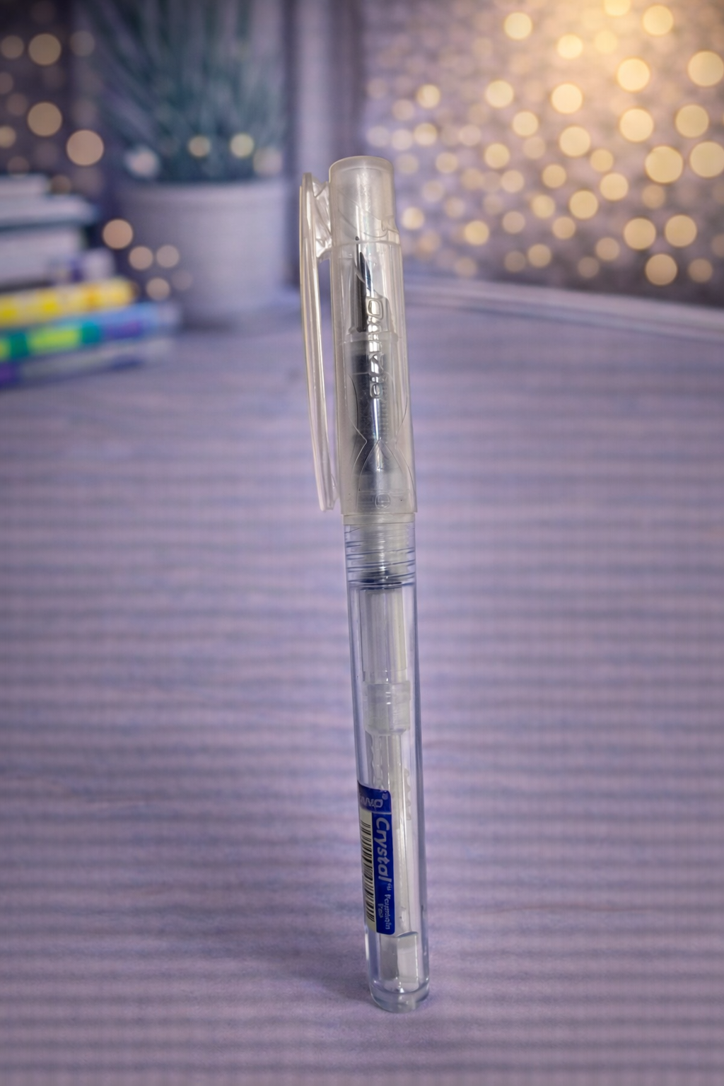 Piano Crystal Transparent Fountain Pen – Smooth Ink Flow Writing Pen