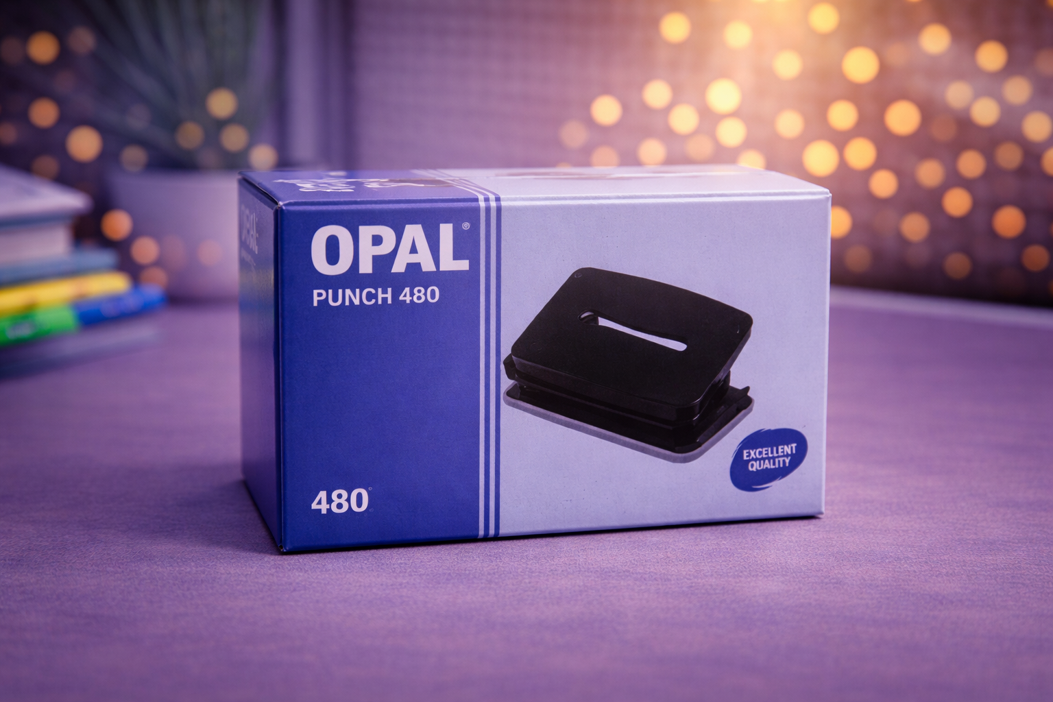 Opal Punch 480 Heavy Duty Paper Punch – Office & School Use