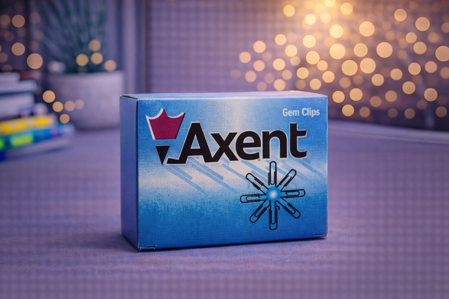 Axent Gem Clips – Premium Paper Clips for Office, School & Home Use