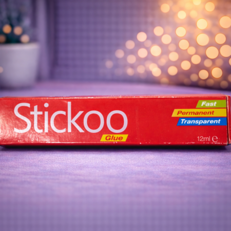 Stickoo Transparent Glue 12ml – Fast & Permanent Adhesive for Paper & Crafts