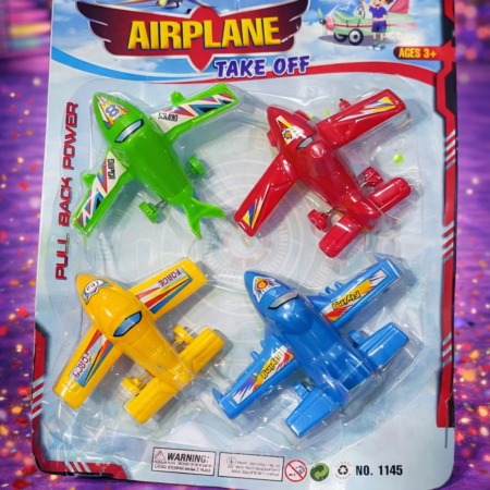 Pull-Back Airplane Toy Set for Kids