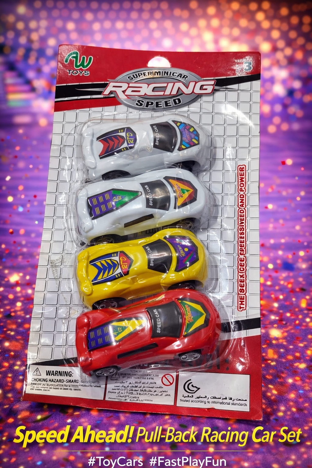 Super Mini Pull-Back Racing Car Toy Set