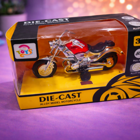Die-Cast Alloy Model Motorcycle Toy