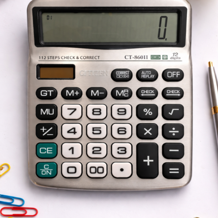 Citizen CT-860II 12-Digit Desktop Calculator with Check & Correct Function