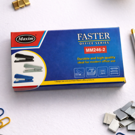 Maxim Faster Office Stapler MM246-2 – Durable Heavy-Duty Stapler for Office & School Use