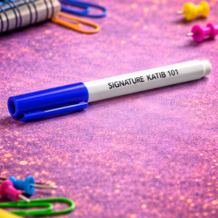 Signature Katib 101 Blue Marker Pen – Smooth Writing Permanent Marker