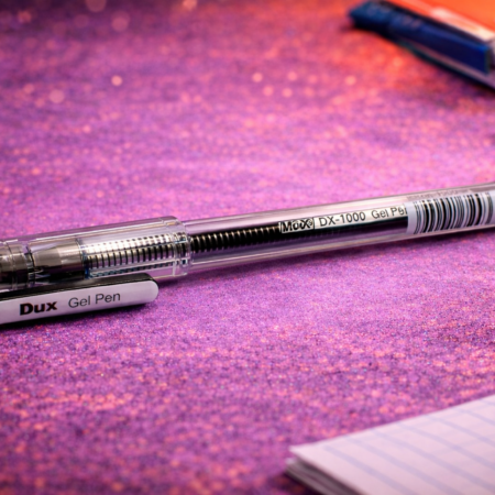 Dux DX-1000 Black Gel Pen – Smooth Writing Gel Pen (Single Piece)