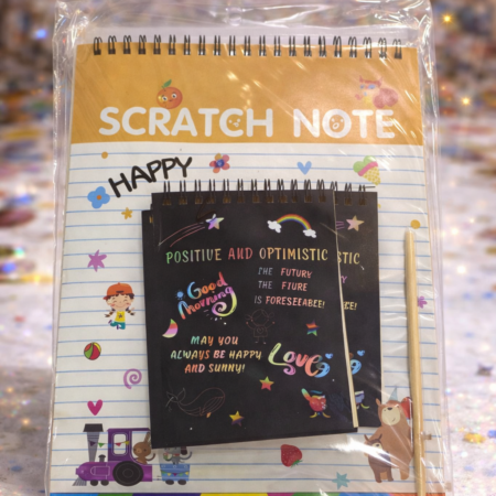 Scratch Note Art Book for Kids