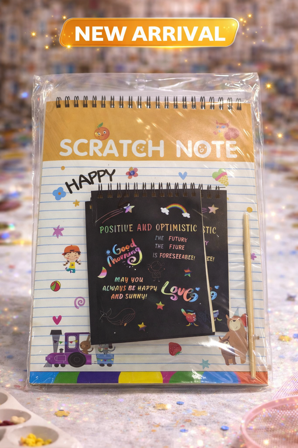 Scratch Note Art Book for Kids