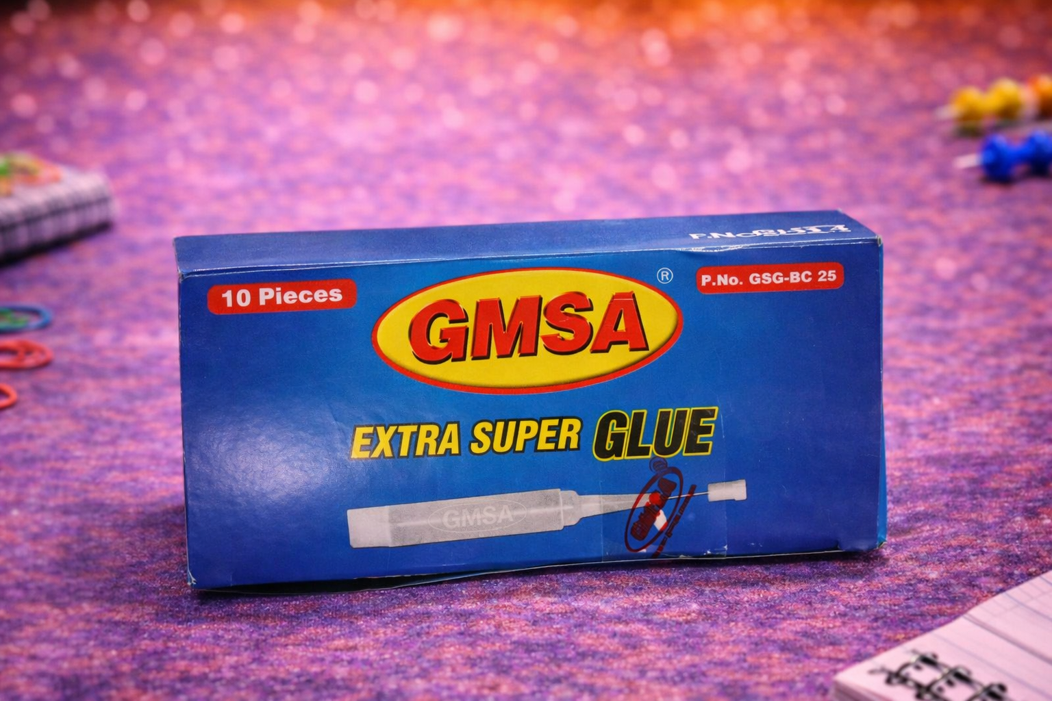 GMSA Extra Super Glue (10 Pieces) | Instant Strong Adhesive for Repair & Craft