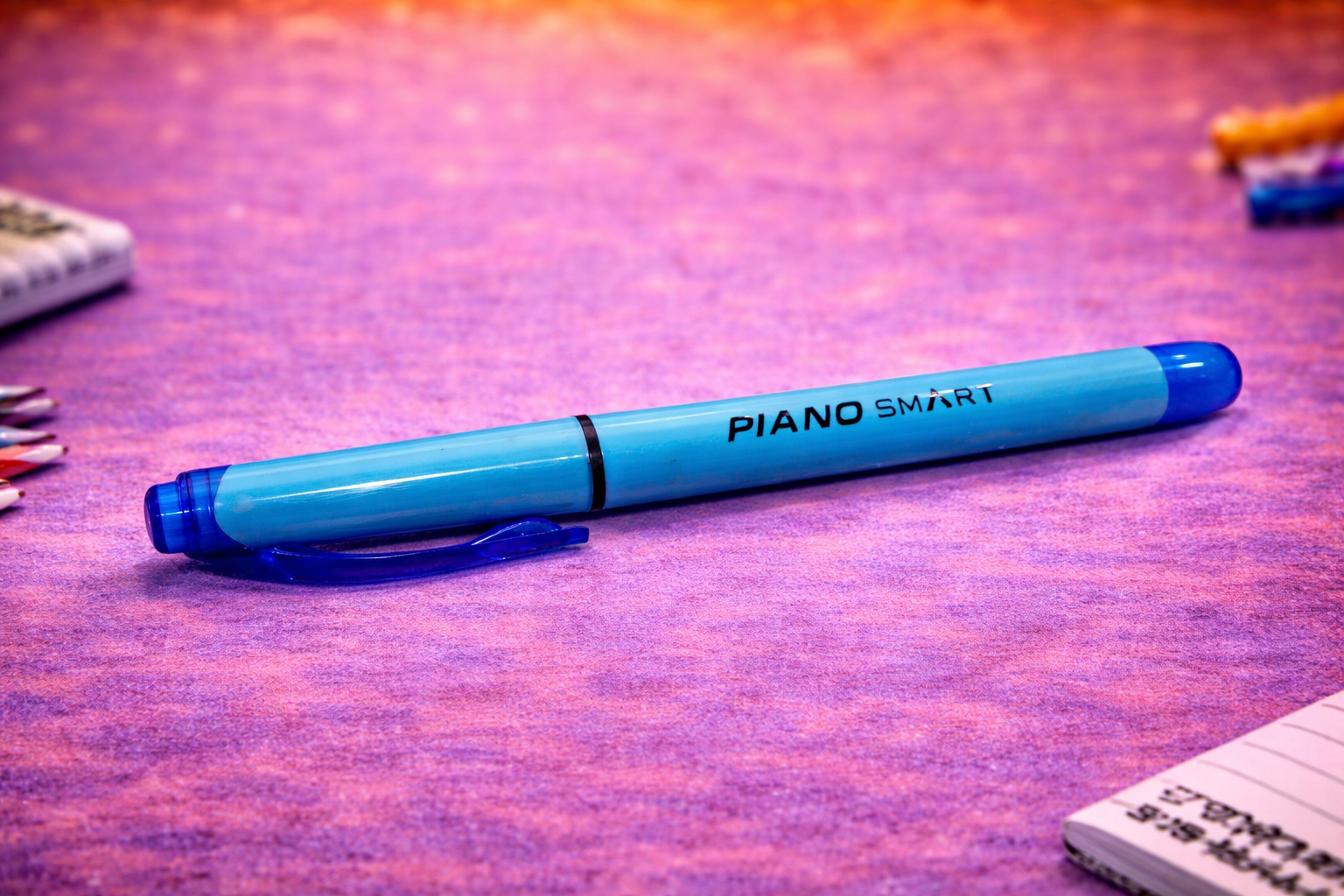 PIANO Smart Highlighter Pen | Smooth Ink Marker for Study & Office Use