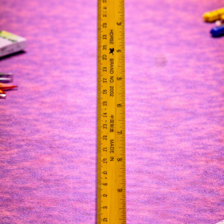 30 cm Transparent Plastic Ruler | Dual Scale Measuring Ruler for School & Office