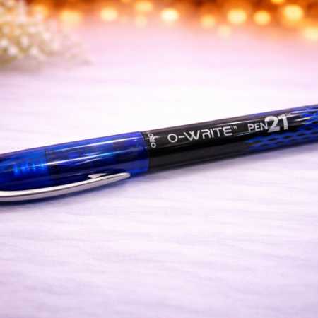 O-WRITE Pen 21 Blue | Smooth Writing Ball Pen for Office, School & Daily Use