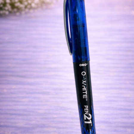 O-WRITE Pen 21 Blue Ballpoint Pen – Smooth Ink Flow Comfortable Writing Pen