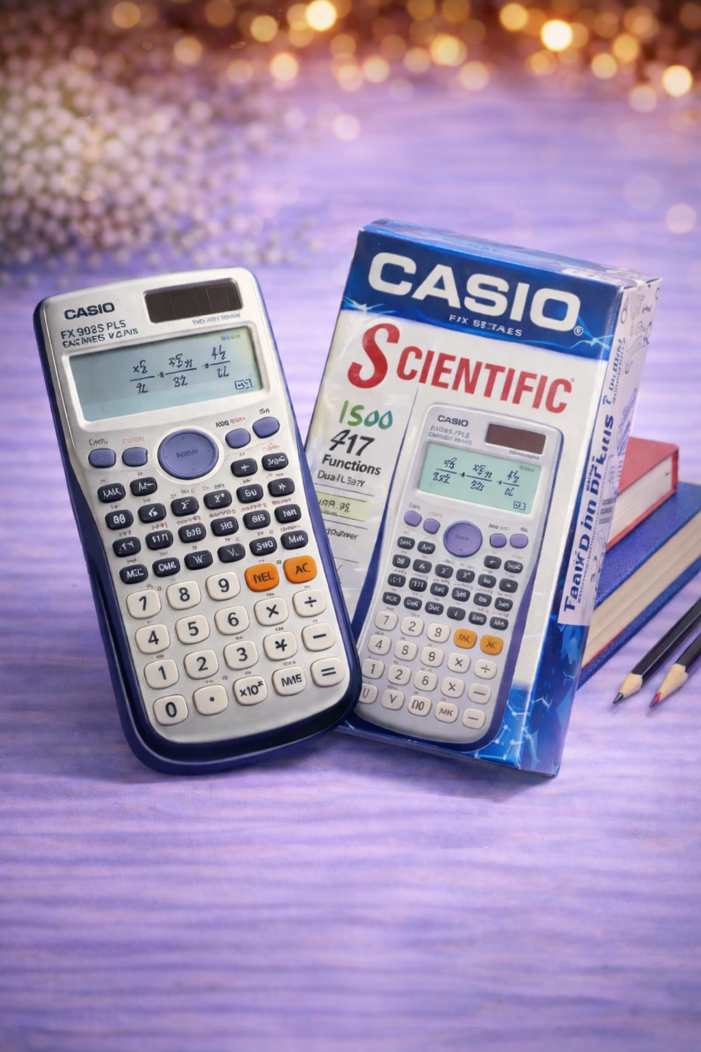 Casio fx-992ES Plus Scientific Calculator – 417 Functions | Dual Power | Single Piece