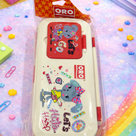 ORO Kids Metal Pencil Box with Needle