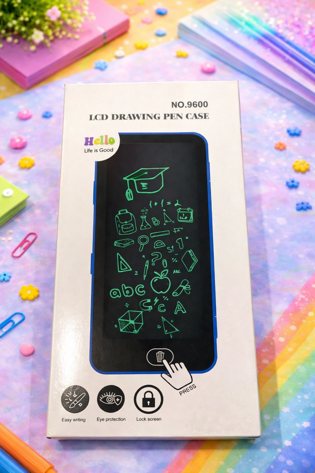 LCD Writing Tablet with Drawing Pen Case