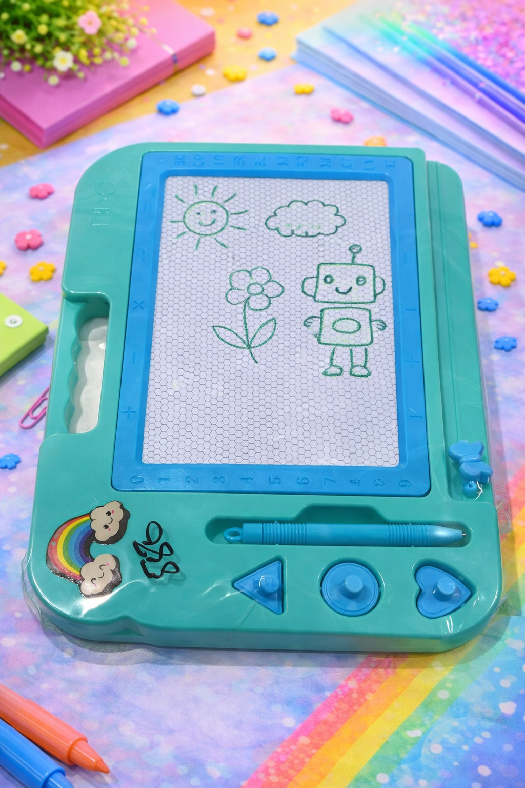 Kids Magnetic Drawing Board with Stylus