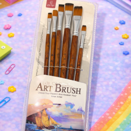 Professional Flat Art Brush Set