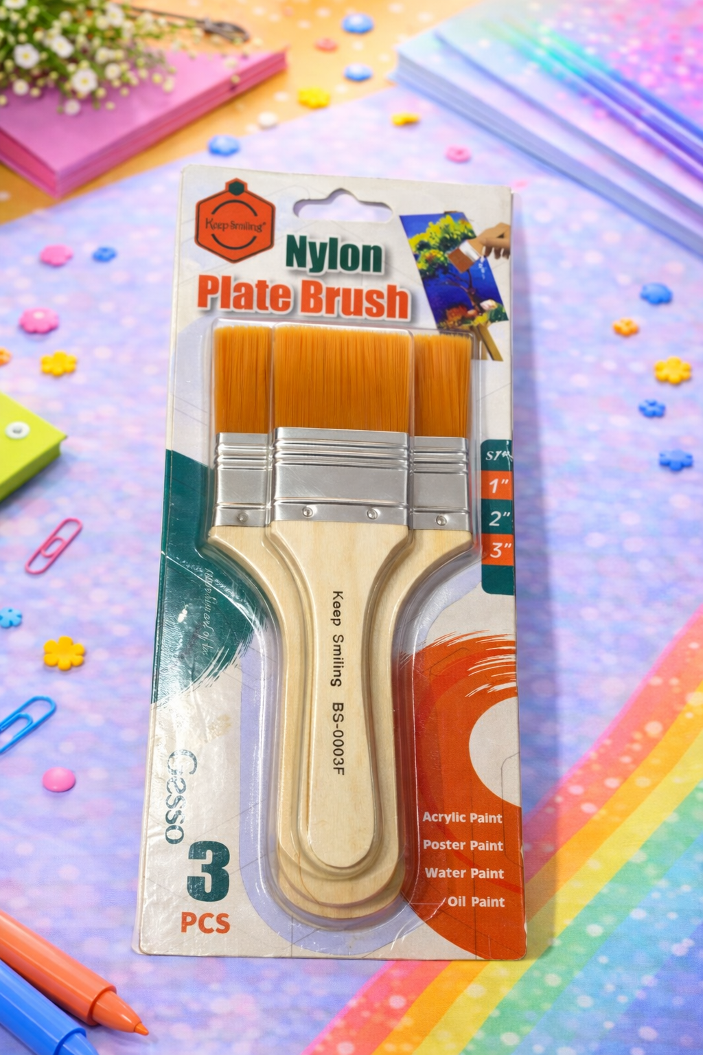 Nylon Plate Brush Set