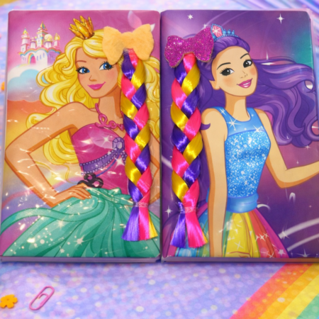 Princess Hair Braid Notebook Set