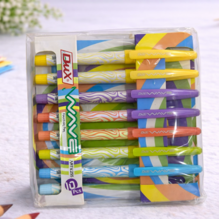 DUX Wave Fountain Pen | Smooth Writing Stylish Fountain Pen for School & Office