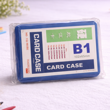 B1 Plastic Card Case 102×65mm | Durable ID & Visiting Card Holder