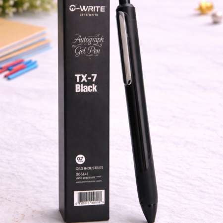 O-Write TX-7 Autograph Gel Pen Black 0.7mm | Smooth Writing Premium Gel Pen