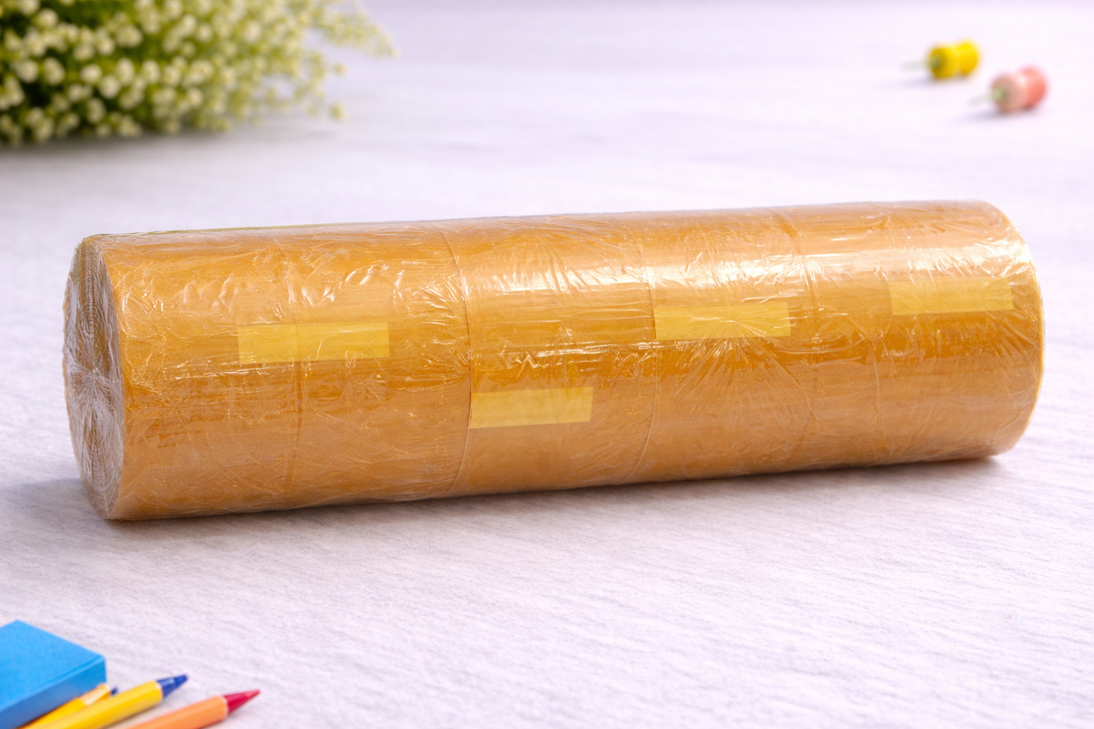 Transparent Packing Tape Roll | Strong Adhesive Packaging Tape