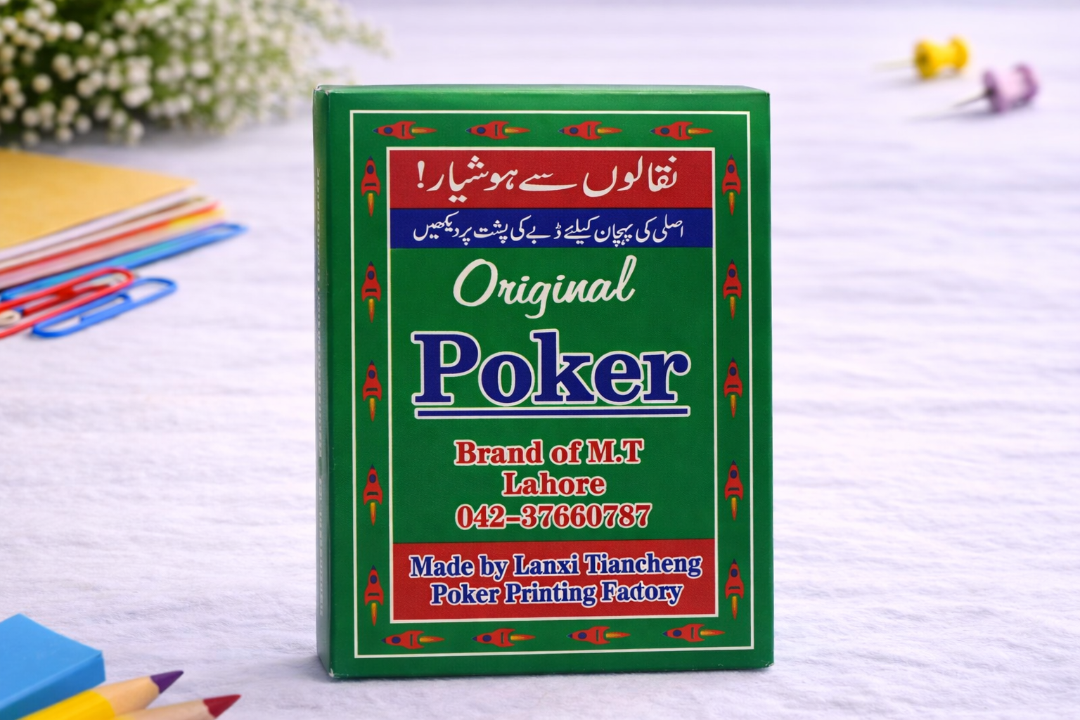 Original Poker Playing Cards – Premium Quality Deck for Games & Entertainment