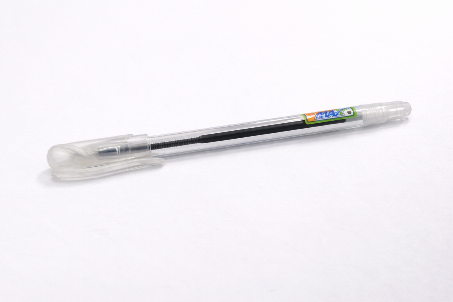 Transparent Black Ball Point Pen | Smooth Writing Office & School Pen