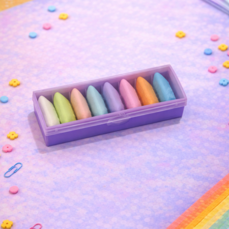 Pastel Jumbo Eraser Set (8 Colors)