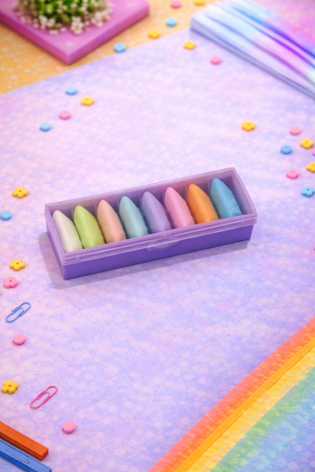 Pastel Jumbo Eraser Set (8 Colors)