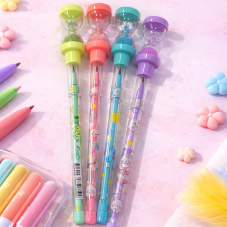 Hourglass Glitter Gel Pens