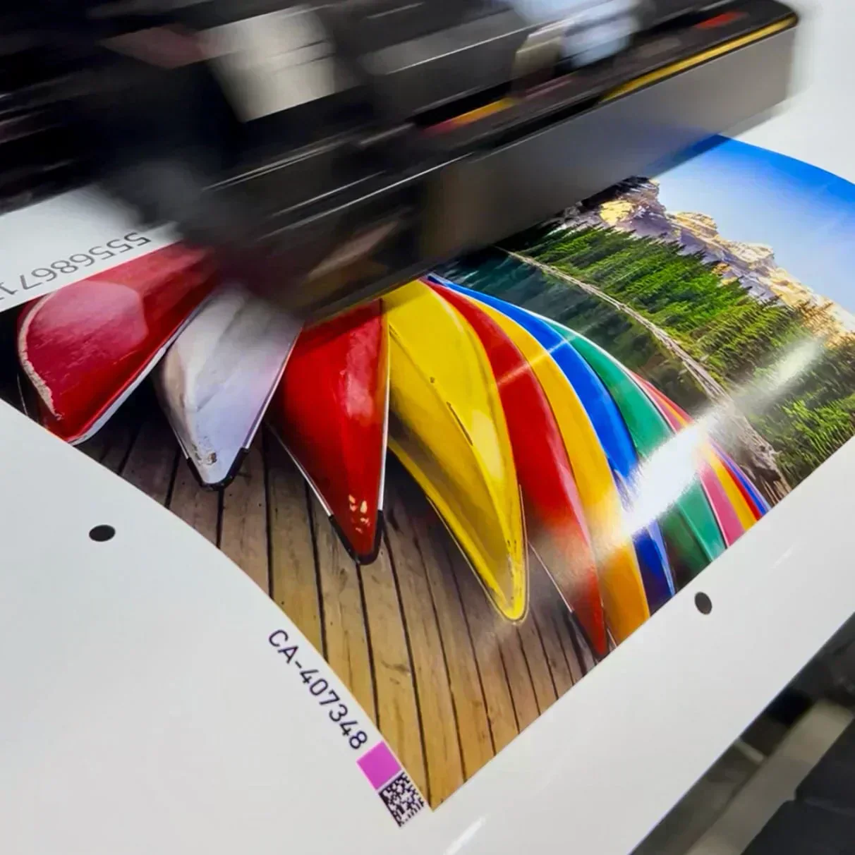 Glossy Sticker Printing Service – Premium Adhesive Gloss Finish | A4 & A3 Size | Custom Requirement Printing