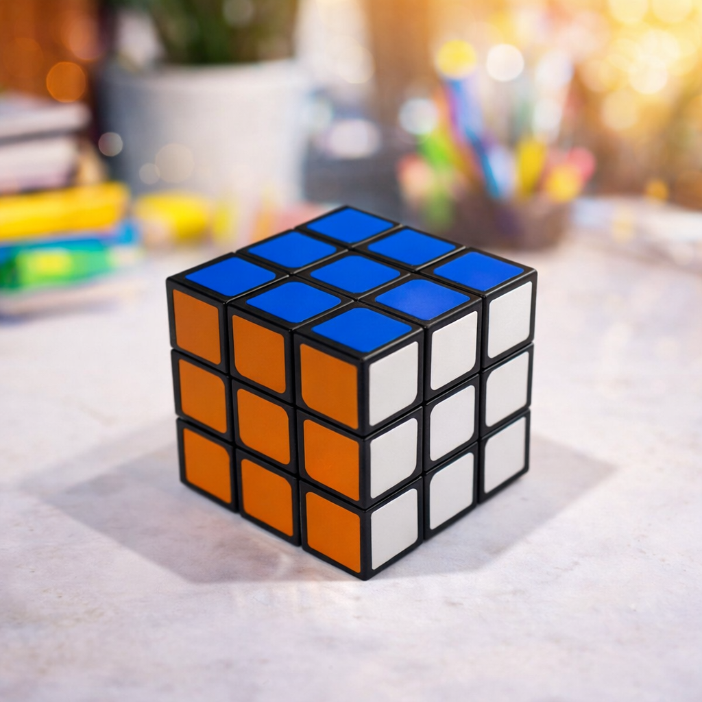 3×3 Magic Cube Puzzle | Smooth Turning Brain Teaser Cube for Kids & Adults