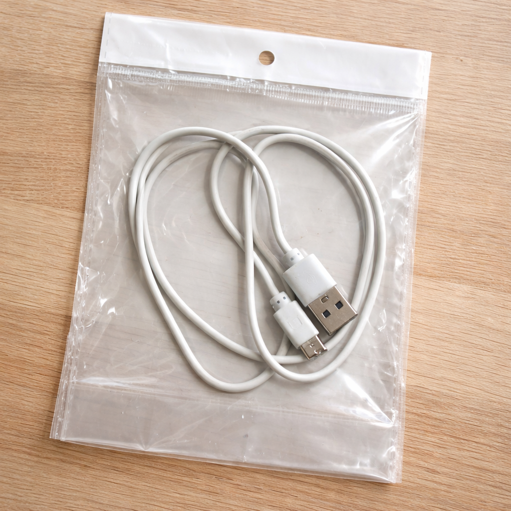 USB-A to Micro-USB Charging & Data Cable (White)