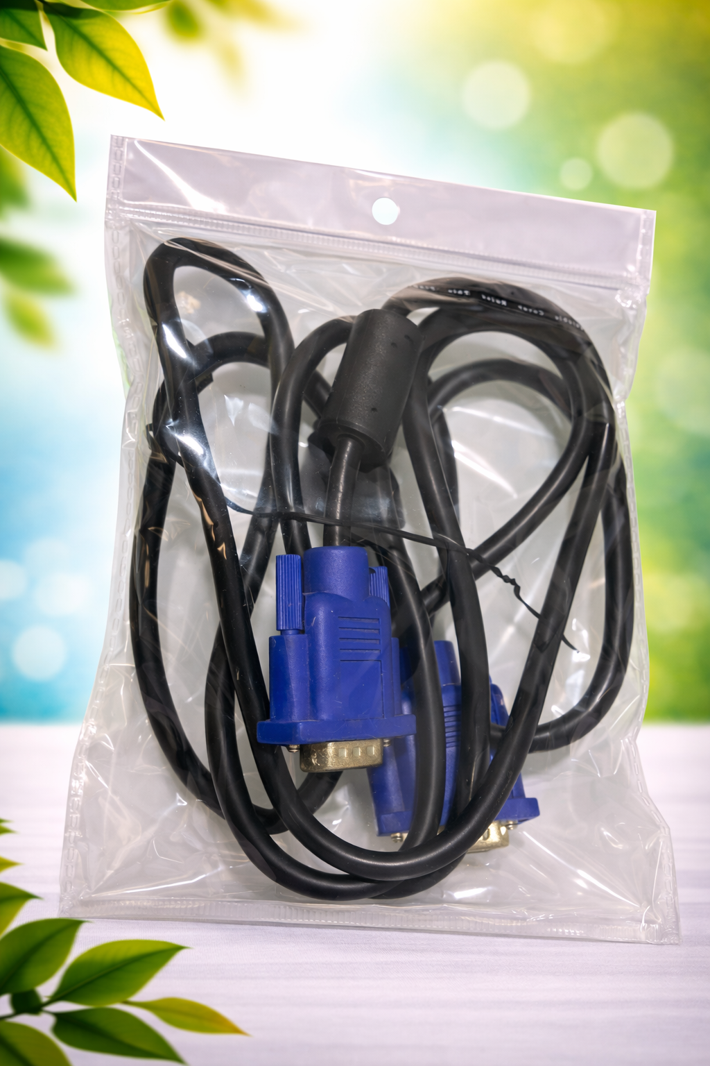 Used VGA Monitor Display Cable (Male to Male)