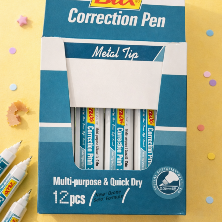 Dux Correction Pen with Metal Tip – Quick Dry & Smooth Coverage