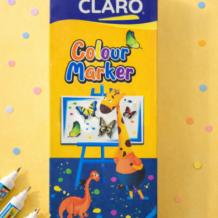 Claro Colour Marker – Smooth Felt Tip Markers for Kids & Creative Use