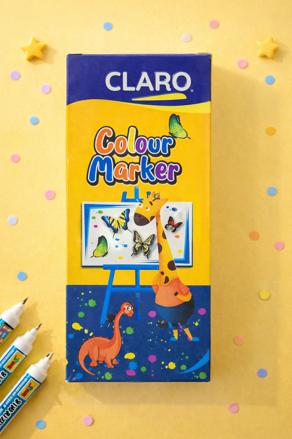 Claro Colour Marker – Smooth Felt Tip Markers for Kids & Creative Use