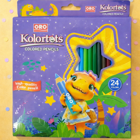 ORO Kolortots Colored Pencils – High-Quality Smooth Coloring Pencils for Kids