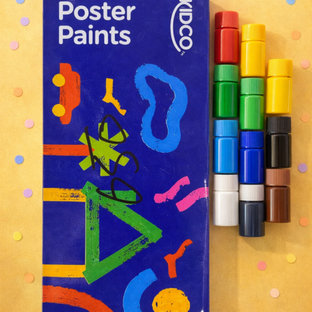 Kidco Poster Paints – Bright, Smooth Colors for Creative Art & School Projects