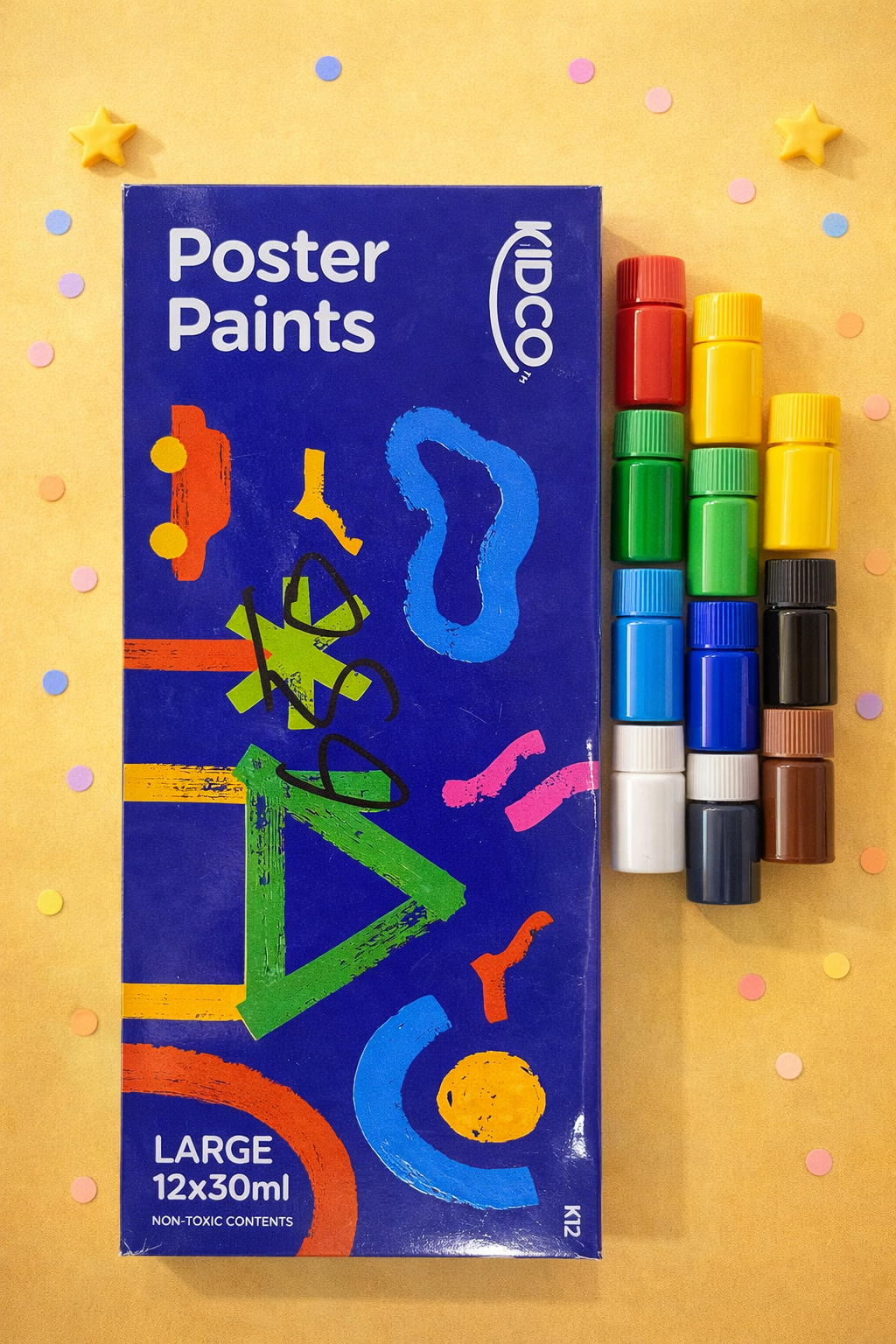 Kidco Poster Paints – Bright, Smooth Colors for Creative Art & School Projects